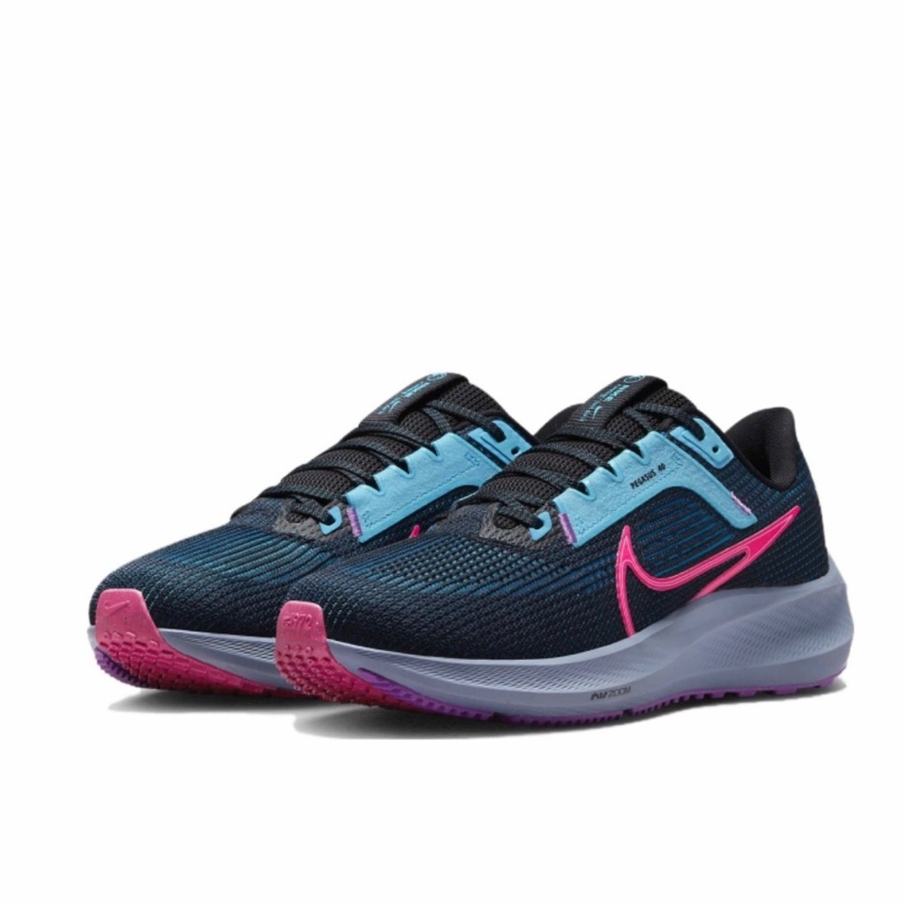 Nike Pegasus 40 SE Black Baltic Blue Hyper Pink Unisex Sneakers
